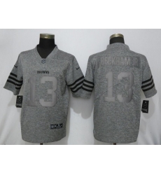 Nike Browns 13 Beckham Jr Gray Gridiron Gray Vapor Untouchable Limited Jersey Nike Browns 13 Beckham Jr Gray Gridiron Gray Vapor Untouchable Limited Jersey