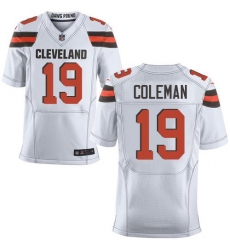 Nike Browns #19 Corey Coleman White Mens Stitched NFL Elite Jersey Nike Browns #19 Corey Coleman White Mens Stitched NFL Elite Jersey