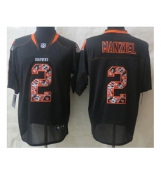 Nike Cleveland Browns 2 Johnny Manziel Black Elite Lights Out Fashion NFL Jersey Nike Cleveland Browns 2 Johnny Manziel Black Elite Lights Out Fashion NFL Jersey