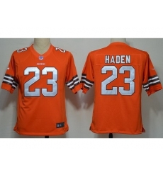 Nike Cleveland Browns 23 Joe Haden Orange Game NFL Jersey Nike Cleveland Browns 23 Joe Haden Orange Game NFL Jersey