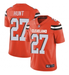 Nike Cleveland Browns 27 Kareem Hunt Orange Alternate Men Stitched NFL Vapor Untouchable Limited Jersey Nike Cleveland Browns 27 Kareem Hunt Orange Alternate Men Stitched NFL Vapor Untouchable Limited Jersey
