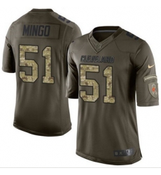 Nike Cleveland Browns #51 Barkevious Mingo Green Men 27s Stitched NFL Limited Salute to Service Jersey Nike Cleveland Browns #51 Barkevious Mingo Green Men 27s Stitched NFL Limited Salute to Service Jersey