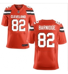 Nike Cleveland Browns #82 Gary Barnidge Orange Alternate Mens Stitched NFL New Elite Jersey Nike Cleveland Browns #82 Gary Barnidge Orange Alternate Mens Stitched NFL New Elite Jersey