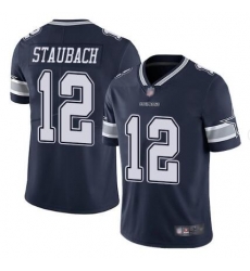 Men Dallas Cowboys 12 Roger Staubach Navy Blue Vapor Untouchable Limited Stitched Football Jersey Men Dallas Cowboys 12 Roger Staubach Navy Blue Vapor Untouchable Limited Stitched Football Jersey