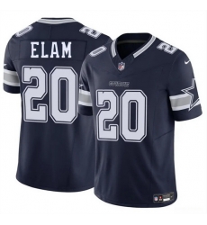 Men Dallas Cowboys 20 Kaiir Elam Navy 2025 F U S E Vapor Untouchable Limited Stitched Football Jersey