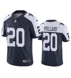Men Dallas Cowboys 20 Tony Pollard Navy Color Rush Limited Stitched Jersey Men Dallas Cowboys 20 Tony Pollard Navy Color Rush Limited Stitched Jersey