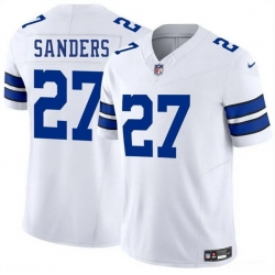 Men Dallas Cowboys 27 Miles Sanders White 2025 F U S E Vapor Untouchable Limited Stitched Football Jersey