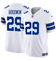 Men Dallas Cowboys 29 C J  Goodwin White 2025 F U S E Vapor Untouchable Limited Stitched Football Jersey