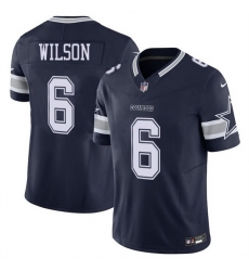 Men Dallas Cowboys 6 Donovan Wilson Navy 2025 F U S E Vapor Untouchable Limited Stitched Football Jersey