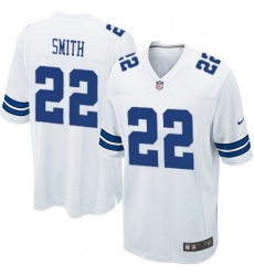 Mens Nike Dallas Cowboys 22 Emmitt Smith Game White NFL Jersey Mens Nike Dallas Cowboys 22 Emmitt Smith Game White NFL Jersey
