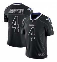 Mens Nike Dallas Cowboys 4 Dak Prescott Limited Lights Out Black Rush NFL Jersey Mens Nike Dallas Cowboys 4 Dak Prescott Limited Lights Out Black Rush NFL Jersey