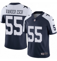Mens Nike Dallas Cowboys 55 Leighton Vander Esch Navy Blue Throwback Alternate Vapor Untouchable Limited Player NFL Jersey Mens Nike Dallas Cowboys 55 Leighton Vander Esch Navy Blue Throwback Alternate Vapor Untouchable Limited Player NFL Jersey