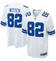 Mens Nike Dallas Cowboys 82 Jason Witten Game White NFL Jersey Mens Nike Dallas Cowboys 82 Jason Witten Game White NFL Jersey