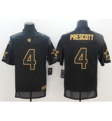 Nike Cowboys #4 Dak Prescott Black Mens Stitched NFL Elite Pro Line Gold Collection Jersey Nike Cowboys #4 Dak Prescott Black Mens Stitched NFL Elite Pro Line Gold Collection Jersey