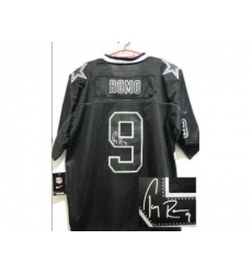 Nike Dallas Cowboys 9 Tony Romo Elite Light Out Black Signed NFL Jersey Nike Dallas Cowboys 9 Tony Romo Elite Light Out Black Signed NFL Jersey