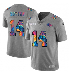 Denver Broncos 14 Courtland Sutton Men Nike Multi Color 2020 NFL Crucial Catch NFL Jersey Greyheather Denver Broncos 14 Courtland Sutton Men Nike Multi Color 2020 NFL Crucial Catch NFL Jersey Greyheather
