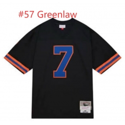 Men Broncos jersey Greenlaw #57 Black Stitched NFL Jersey