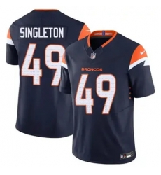 Men Denver Brocos Alex Singleton #49 Navy F U S E Stitched Limited NFL Jersey Men Denver Brocos Alex Singleton #49 Navy F U S E Stitched Limited NFL Jersey