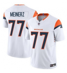 Men Denver Broncos 77 Quinn Meinerz White F U S E  Vapor Limited Stitched Football Jersey