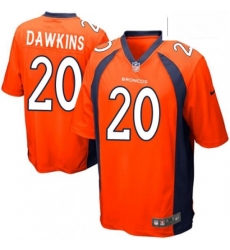 Men Nike Denver Broncos 20 Brian Dawkins Game Orange Team Color NFL Jersey Men Nike Denver Broncos 20 Brian Dawkins Game Orange Team Color NFL Jersey