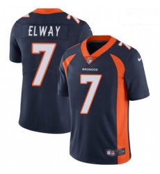 Men Nike Denver Broncos 7 John Elway Navy Blue Alternate Vapor Untouchable Limited Player NFL Jersey Men Nike Denver Broncos 7 John Elway Navy Blue Alternate Vapor Untouchable Limited Player NFL Jersey