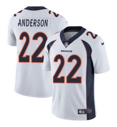 Nike Broncos #22 C J Anderson White Mens Stitched NFL Vapor Untouchable Limited Jersey Nike Broncos #22 C J Anderson White Mens Stitched NFL Vapor Untouchable Limited Jersey