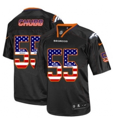 Nike Broncos #55 Bradley Chubb Black Mens Stitched NFL Elite USA Flag Fashion Jersey Nike Broncos #55 Bradley Chubb Black Mens Stitched NFL Elite USA Flag Fashion Jersey