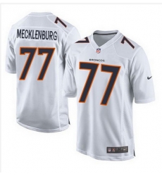 Nike Broncos #77 Karl Mecklenburg White Mens Stitched NFL Game Event Jersey Nike Broncos #77 Karl Mecklenburg White Mens Stitched NFL Game Event Jersey