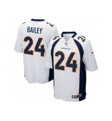 Nike Denver Broncos 24 Champ Bailey White Game NFL Jersey Nike Denver Broncos 24 Champ Bailey White Game NFL Jersey
