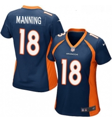 Womens Nike Denver Broncos 18 Peyton Manning Game Navy Blue Alternate NFL Jersey Womens Nike Denver Broncos 18 Peyton Manning Game Navy Blue Alternate NFL Jersey