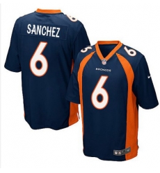Nike Broncos #6 Mark Sanchez Blue Alternate Youth Stitched NFL New Elite Jersey Nike Broncos #6 Mark Sanchez Blue Alternate Youth Stitched NFL New Elite Jersey