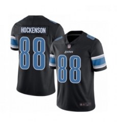 Men Detroit Lions 88 TJ Hockenson Limited Black Rush Vapor Untouchable Football Jersey Men Detroit Lions 88 TJ Hockenson Limited Black Rush Vapor Untouchable Football Jersey