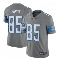 Men Nike Detroit Lions 85 Eric Ebron Limited Steel Rush Vapor Untouchable NFL Jersey Men Nike Detroit Lions 85 Eric Ebron Limited Steel Rush Vapor Untouchable NFL Jersey