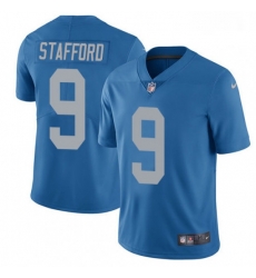 Men Nike Detroit Lions 9 Matthew Stafford Elite Blue Alternate NFL Jersey Men Nike Detroit Lions 9 Matthew Stafford Elite Blue Alternate NFL Jersey