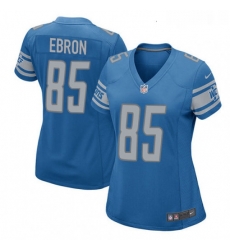 Womens Nike Detroit Lions 85 Eric Ebron Game Light Blue Team Color NFL Jersey Womens Nike Detroit Lions 85 Eric Ebron Game Light Blue Team Color NFL Jersey