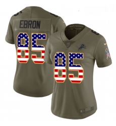 Womens Nike Detroit Lions 85 Eric Ebron Limited OliveUSA Flag Salute to Service NFL Jersey Womens Nike Detroit Lions 85 Eric Ebron Limited OliveUSA Flag Salute to Service NFL Jersey