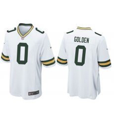 Men Green Bay Packers #0 Matthew Golden Nike White F U S E Stitched Jersey