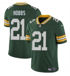 Men Green Bay Packers 21 Nate Hobbs Green 2025 Vapor Untouchable Limited Stitched Jersey