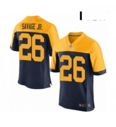 Men Green Bay Packers 26 Darnell Savage Jr Elite Navy Blue Alternate Football Jersey Men Green Bay Packers 26 Darnell Savage Jr Elite Navy Blue Alternate Football Jersey