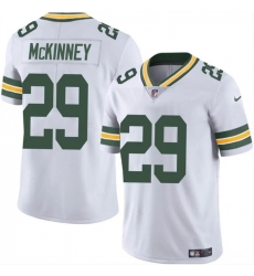 Men Green Bay Packers 29 Xavier McKinney White Vapor Limited Stitched Football Jersey Men Green Bay Packers 29 Xavier McKinney White Vapor Limited Stitched Football Jersey