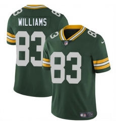 Men Green Bay Packers 83 Savion Williams Green 2025 Draft Vapor Untouchable Limited Stitched Football Jersey
