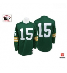 Mitchell and Ness Green Bay Packers 15 Bart Starr Authentic Green Throwback NFL Jersey Mitchell and Ness Green Bay Packers 15 Bart Starr Authentic Green Throwback NFL Jersey