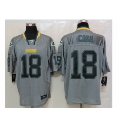 Nike Green Bay Packers 18 Randall Cobb Grey Elite Lights Out NFL Jersey Nike Green Bay Packers 18 Randall Cobb Grey Elite Lights Out NFL Jersey
