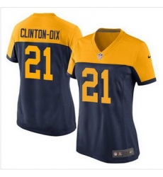 Women New Green Bay Packers #21 Ha Ha Clinton-Dix Navy Blue Alternate Stitched NFL New Elite Jersey Women New Green Bay Packers #21 Ha Ha Clinton-Dix Navy Blue Alternate Stitched NFL New Elite Jersey