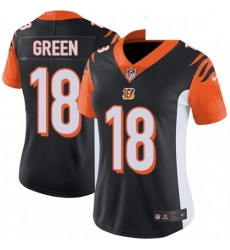 Womens Nike Cincinnati Bengals 18 AJ Green Vapor Untouchable Limited Black Team Color NFL Jersey Womens Nike Cincinnati Bengals 18 AJ Green Vapor Untouchable Limited Black Team Color NFL Jersey