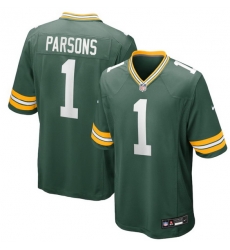 Youth Green Bay Packers Micah Parsons #1 Green Nike F U S E Stitched NFL Jersey