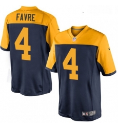 Youth Nike Green Bay Packers 4 Brett Favre Limited Navy Blue Alternate NFL Jersey Youth Nike Green Bay Packers 4 Brett Favre Limited Navy Blue Alternate NFL Jersey