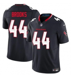 Men Houston Texans 44 British Brooks Navy 2025 F U S E  Vapor Limited Stitched Football Jersey