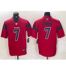 Men Houston Texans 7 C J  Stroud Red Vapor Untouchable Stitched Football Jersey