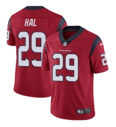 Men Nike Texans #29 Andre Hal Red Alternate Stitched NFL Vapor Untouchable Limited Jersey Men Nike Texans #29 Andre Hal Red Alternate Stitched NFL Vapor Untouchable Limited Jersey